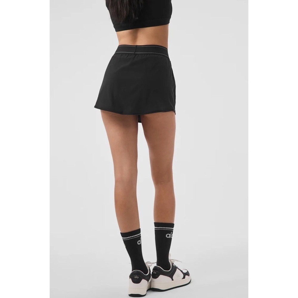 Alo Yoga Match Point Tennis Skirt Black XS - Picture 5 of 14